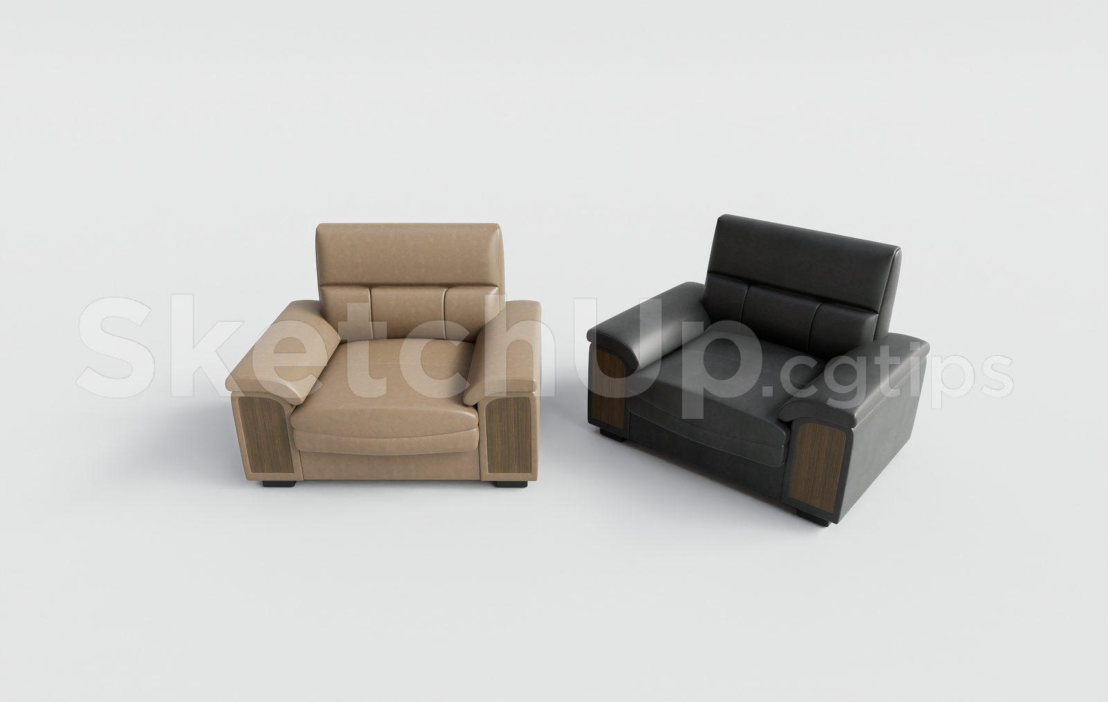 Modern Leather Sofa Chair