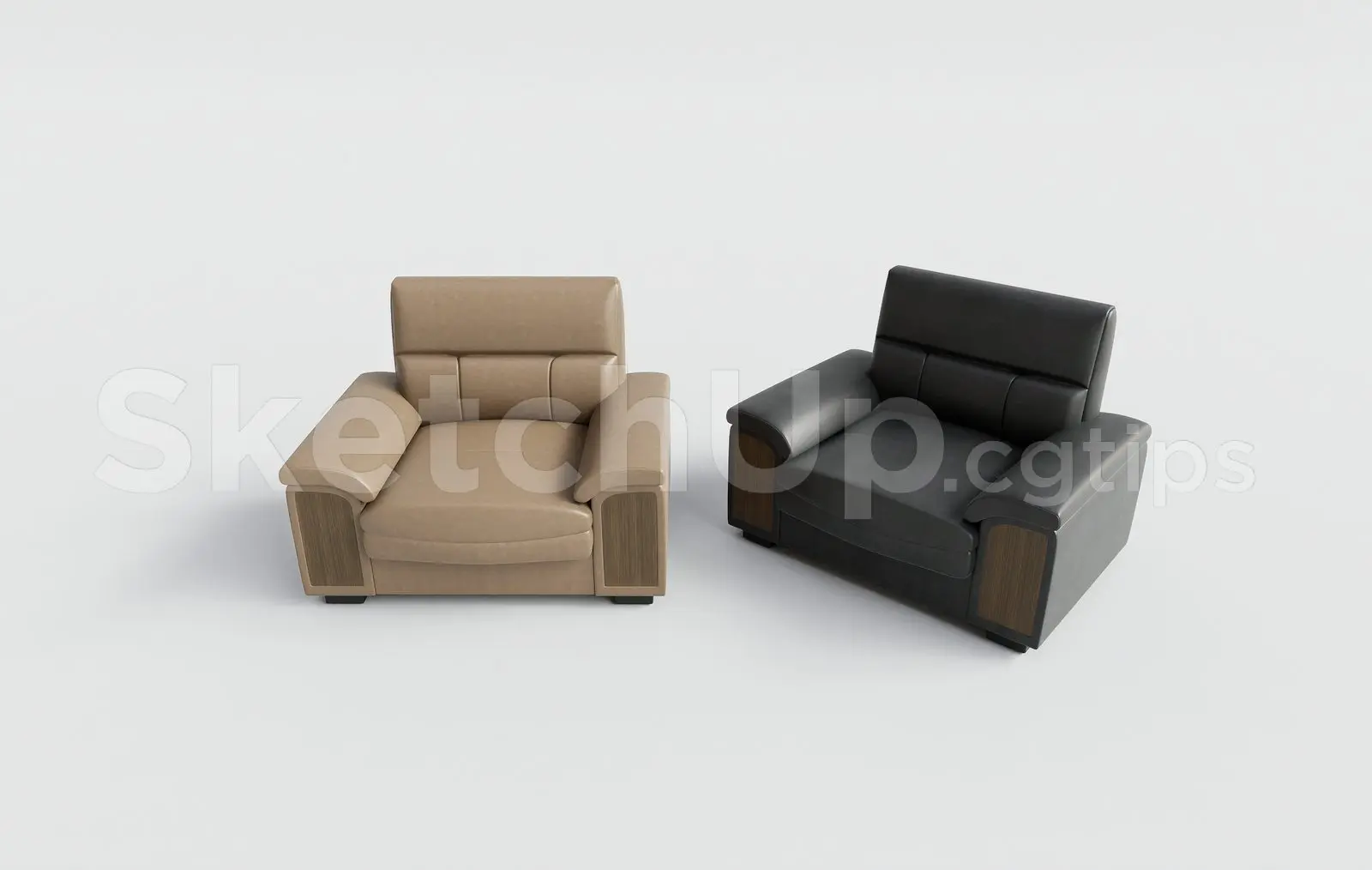 Modern Leather Sofa Chair