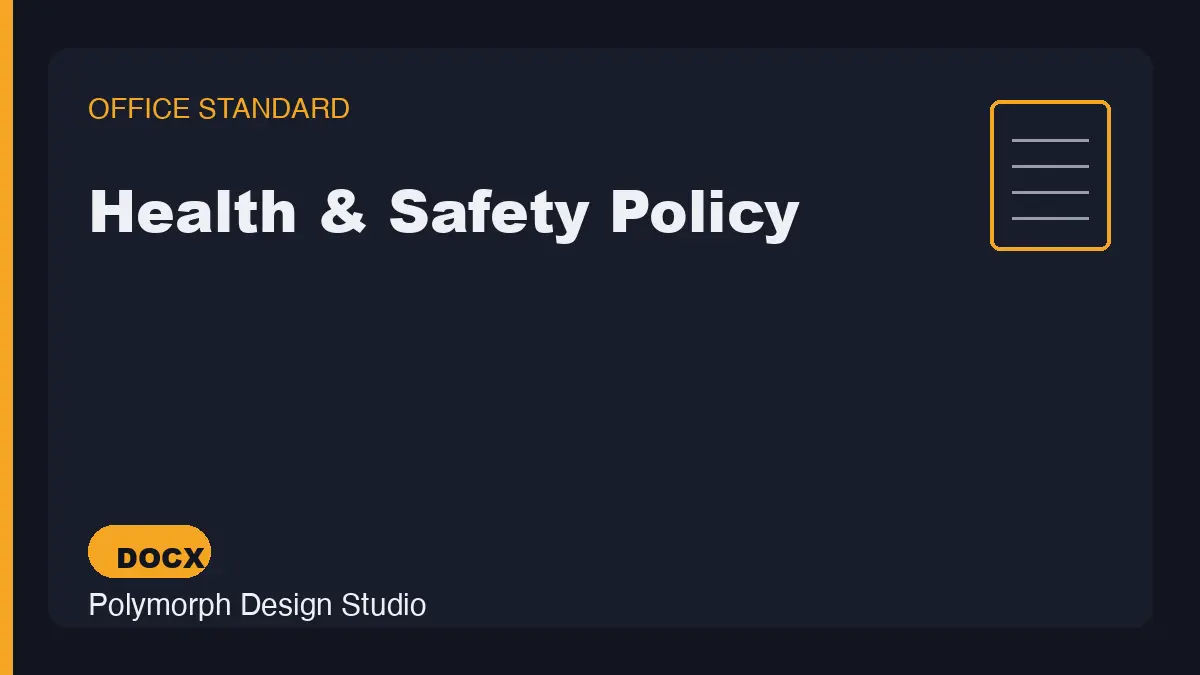 Health & Safety Policy