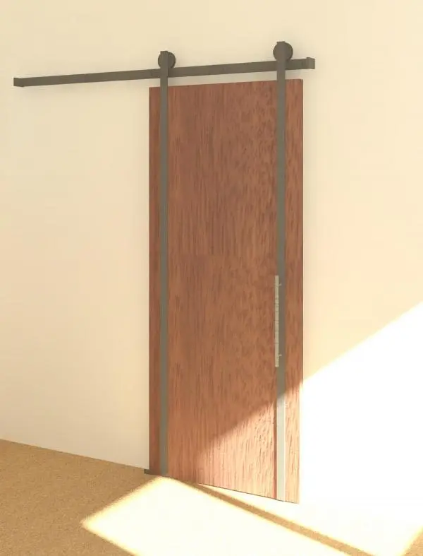 Single Modern Barn-Style Door