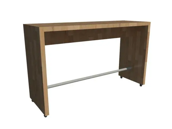 Bar Bench Table - Parametric — preview 1, by Me (RevitCity, CC0)