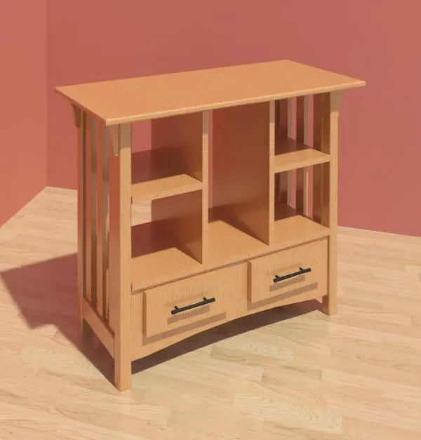 Mission TV Stand