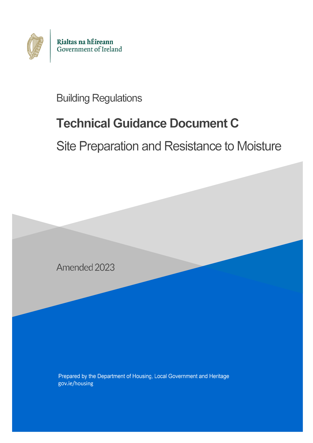 Technical Guidance Document C: Site Preparation and Resistance to Moisture
