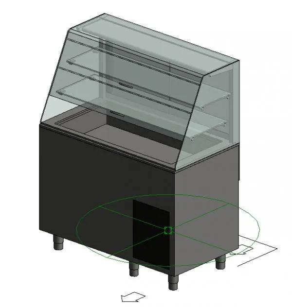 Refrigerated Display with all MEP connections