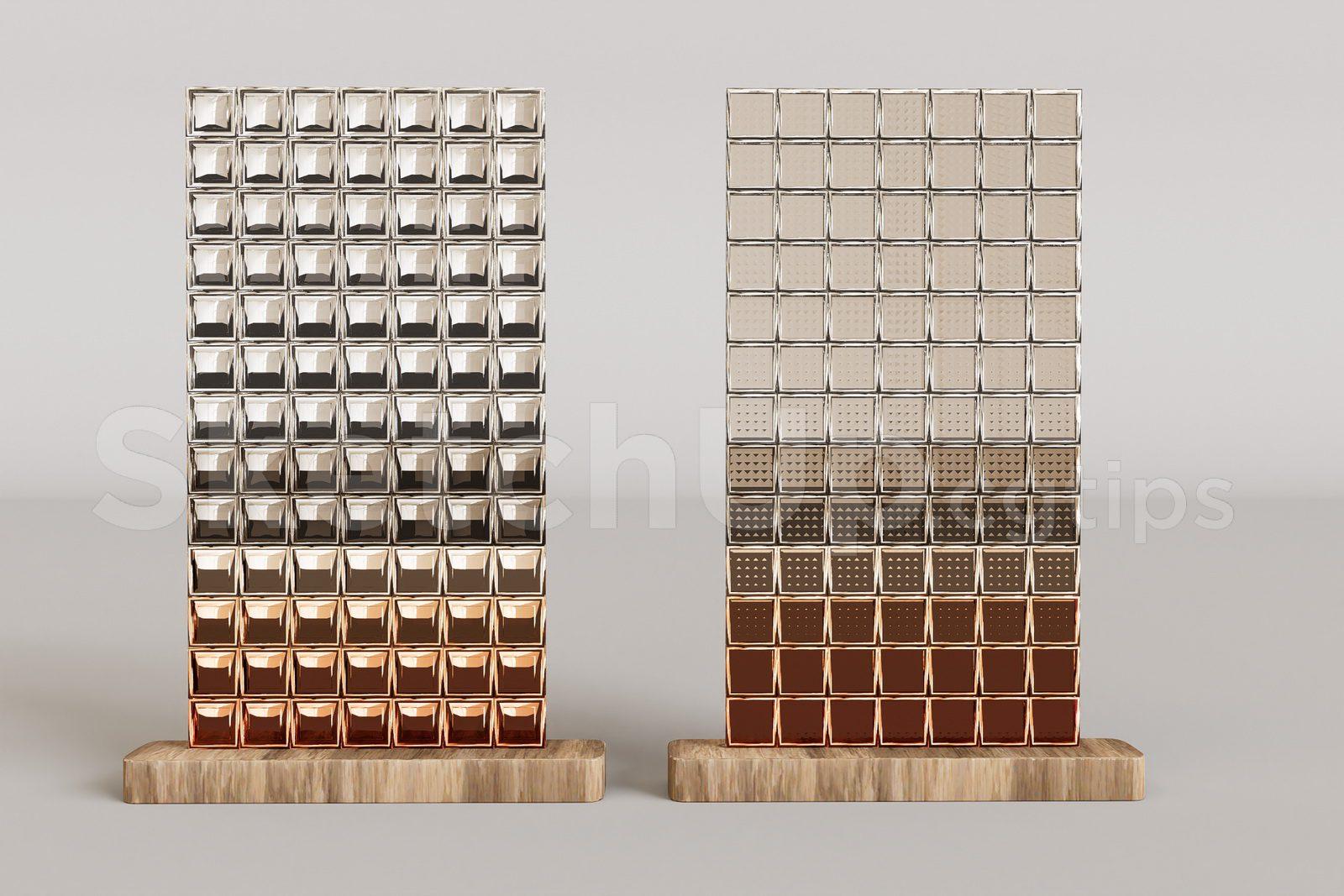Glass brick Wall