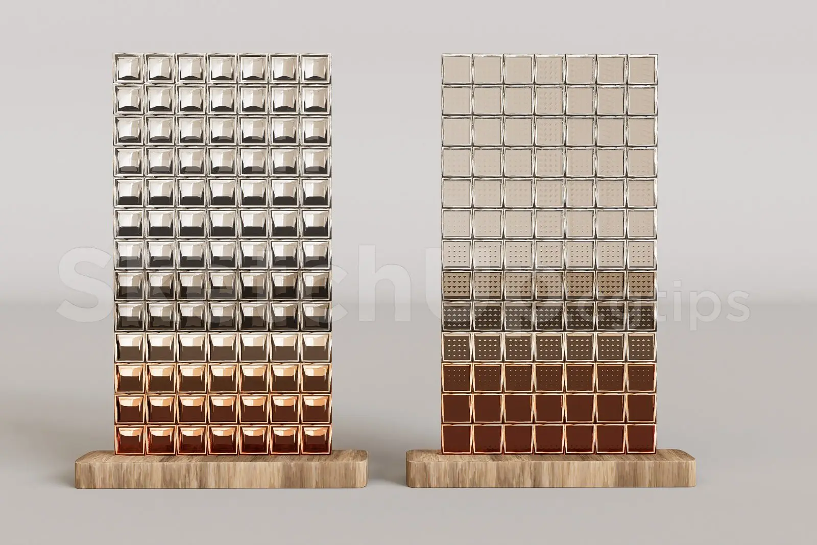 Glass brick Wall