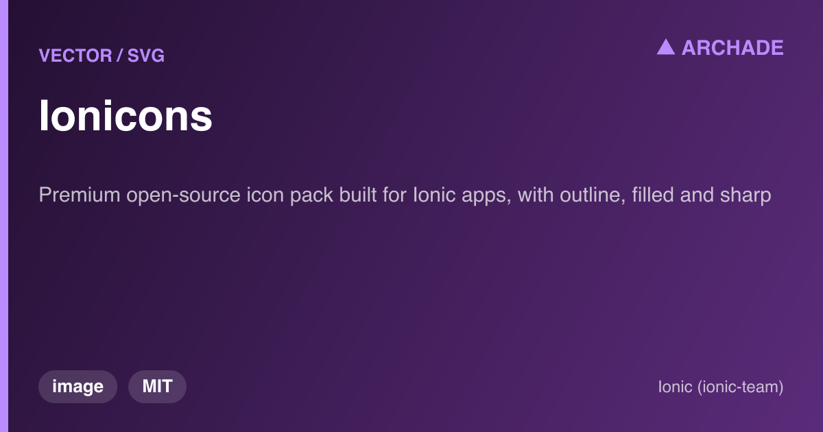 Ionicons