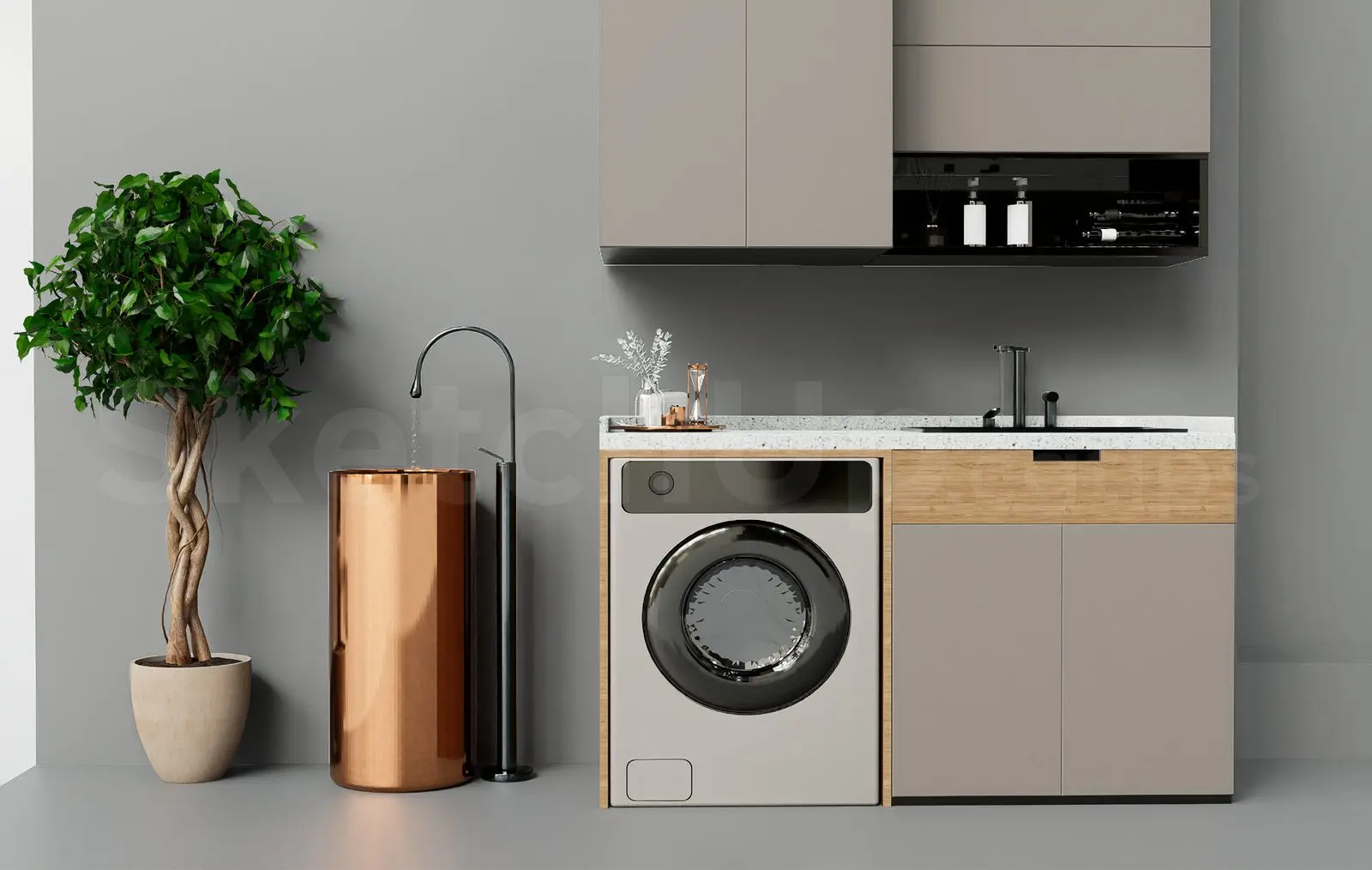 Modern Laundry Room — preview 1 (cgtips)