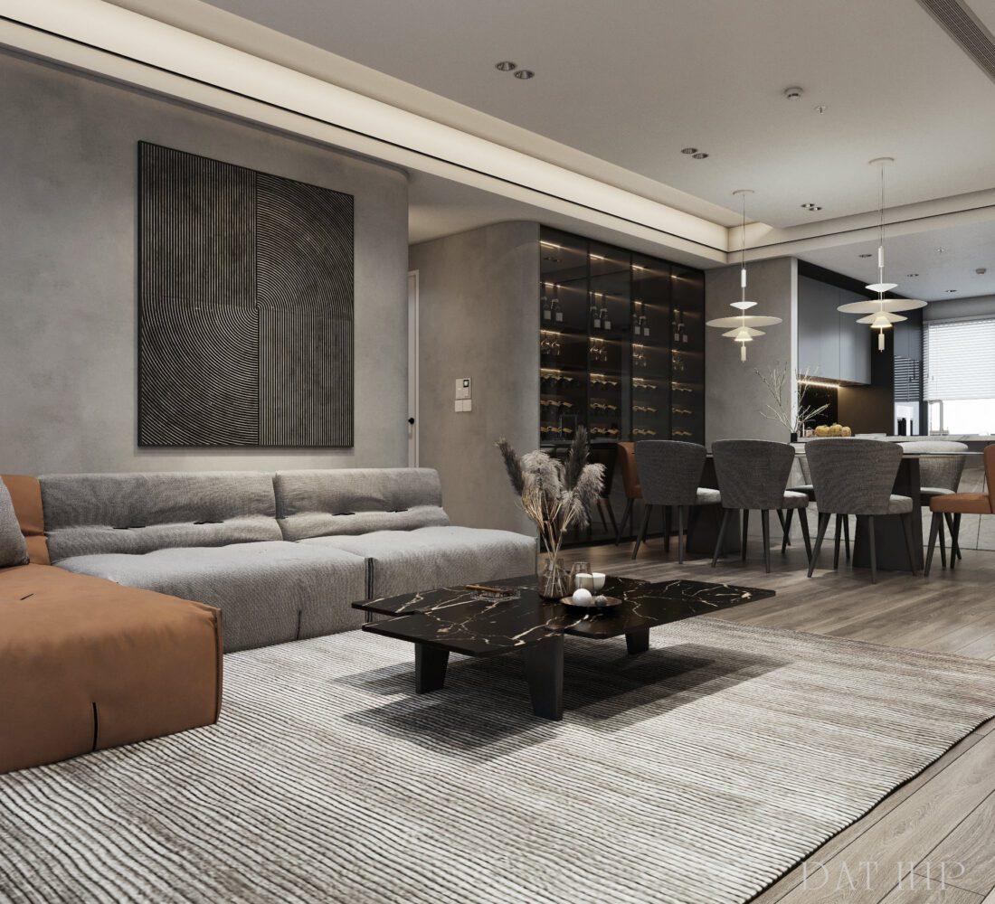 Interior Kitchen – Livingroom 282 Scene