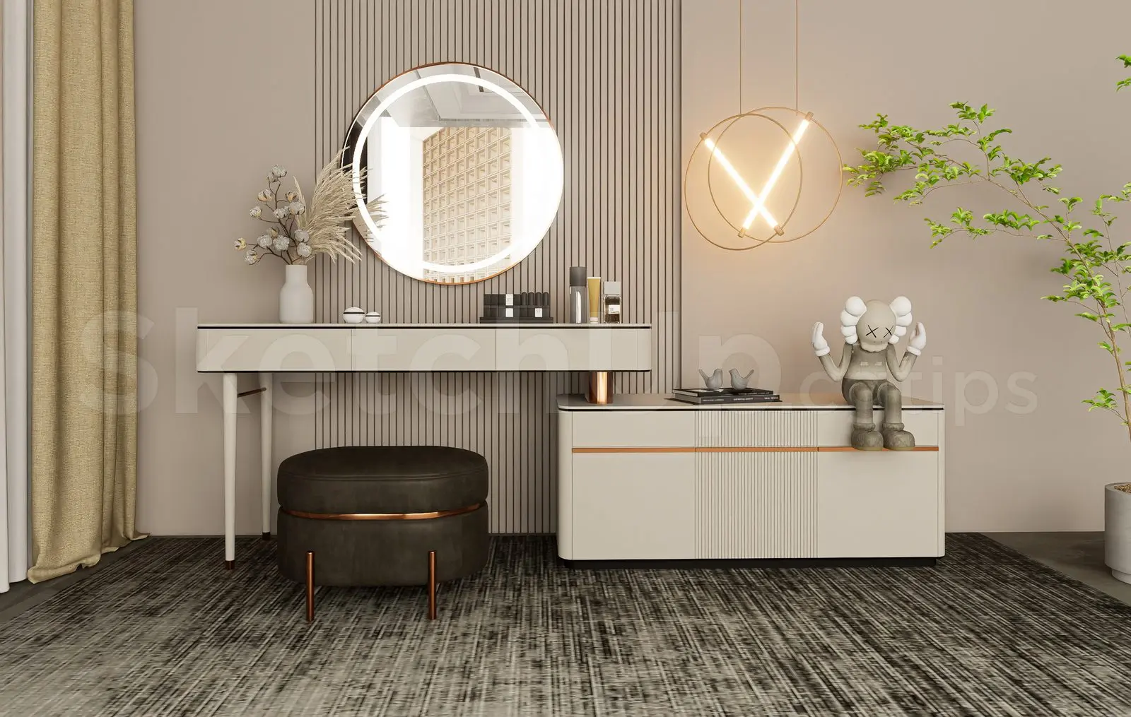 Makeup Table
