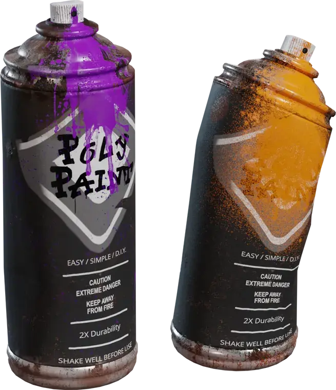 Spray Paint Bottles 2