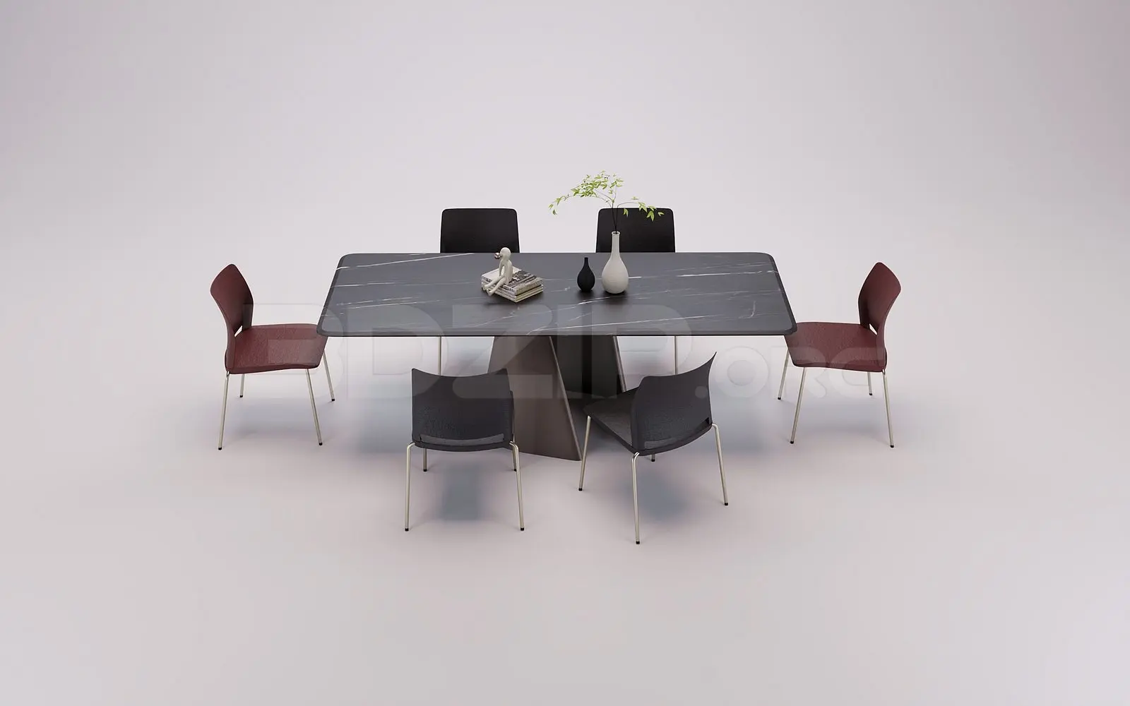 Dining Table And Chair — preview 1 (3dzip)