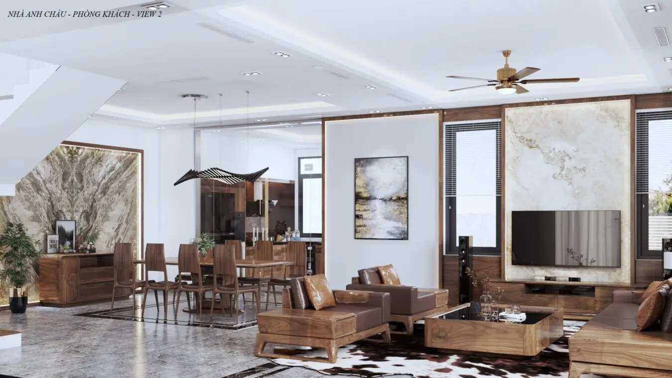 Living Room- Kitchen Interior