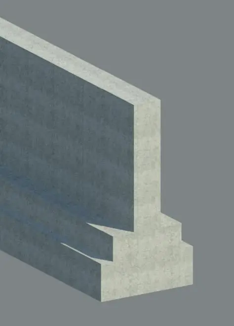 Stepped foundation