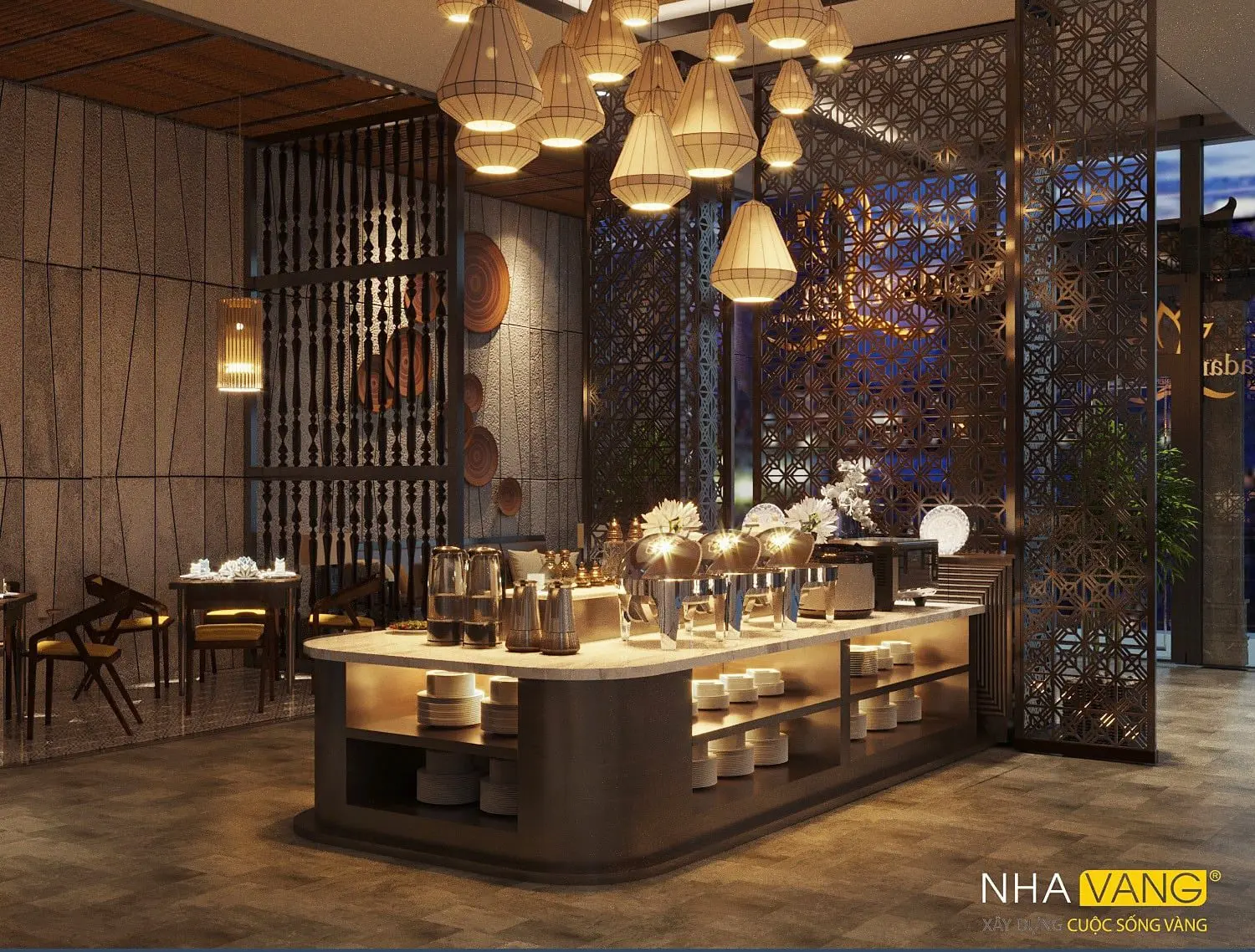 Interior Restaurant 107 Scenes