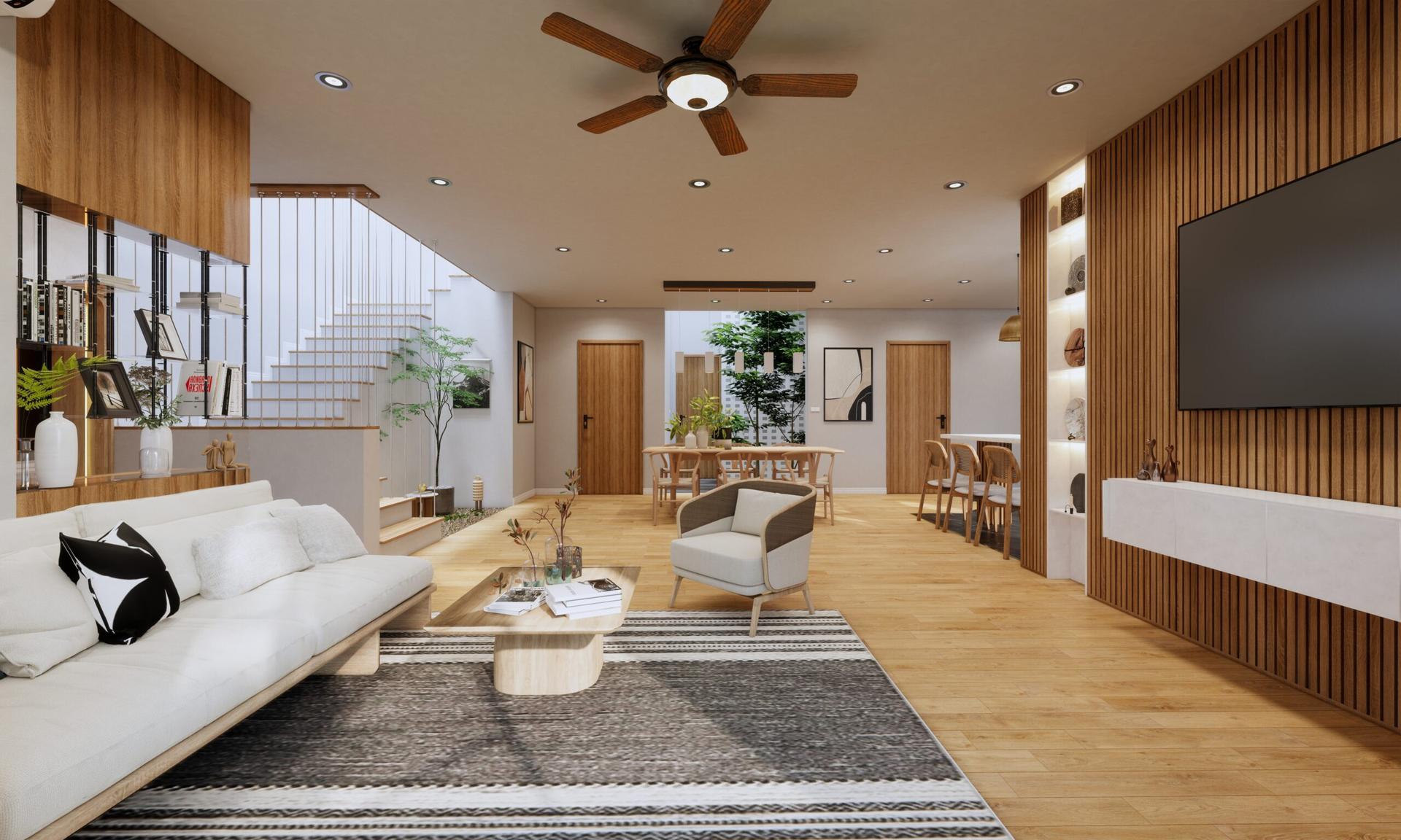 Living Room – Kitchen Interior