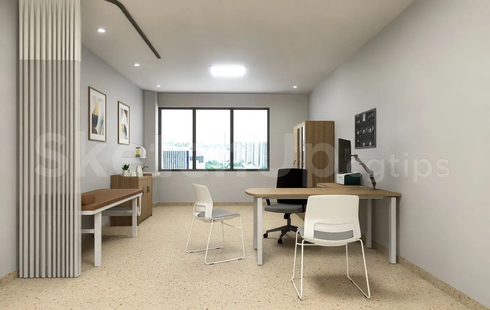 a Doctor’s Examination Room