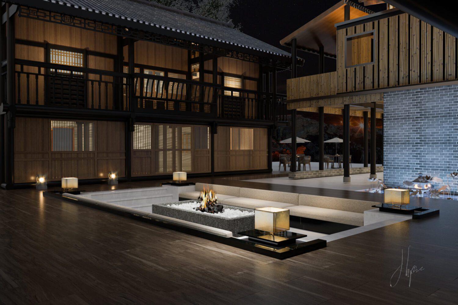 Exteriors House Scene Model share