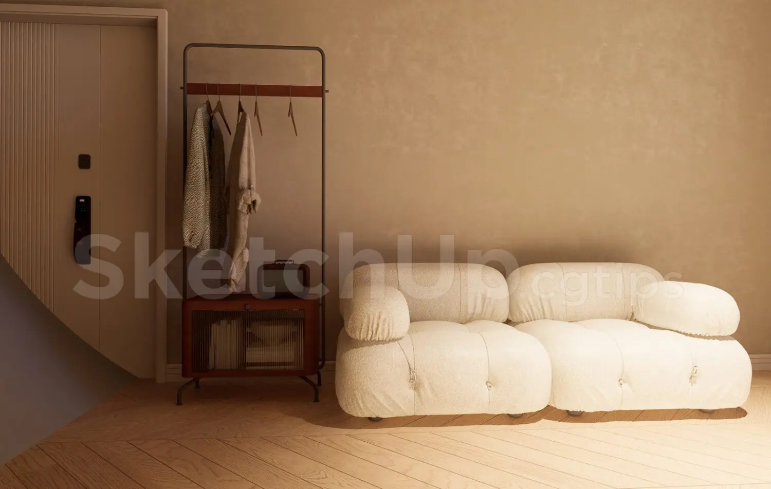 Hallway Hanger Clothing — preview 1 (cgtips, CC0)