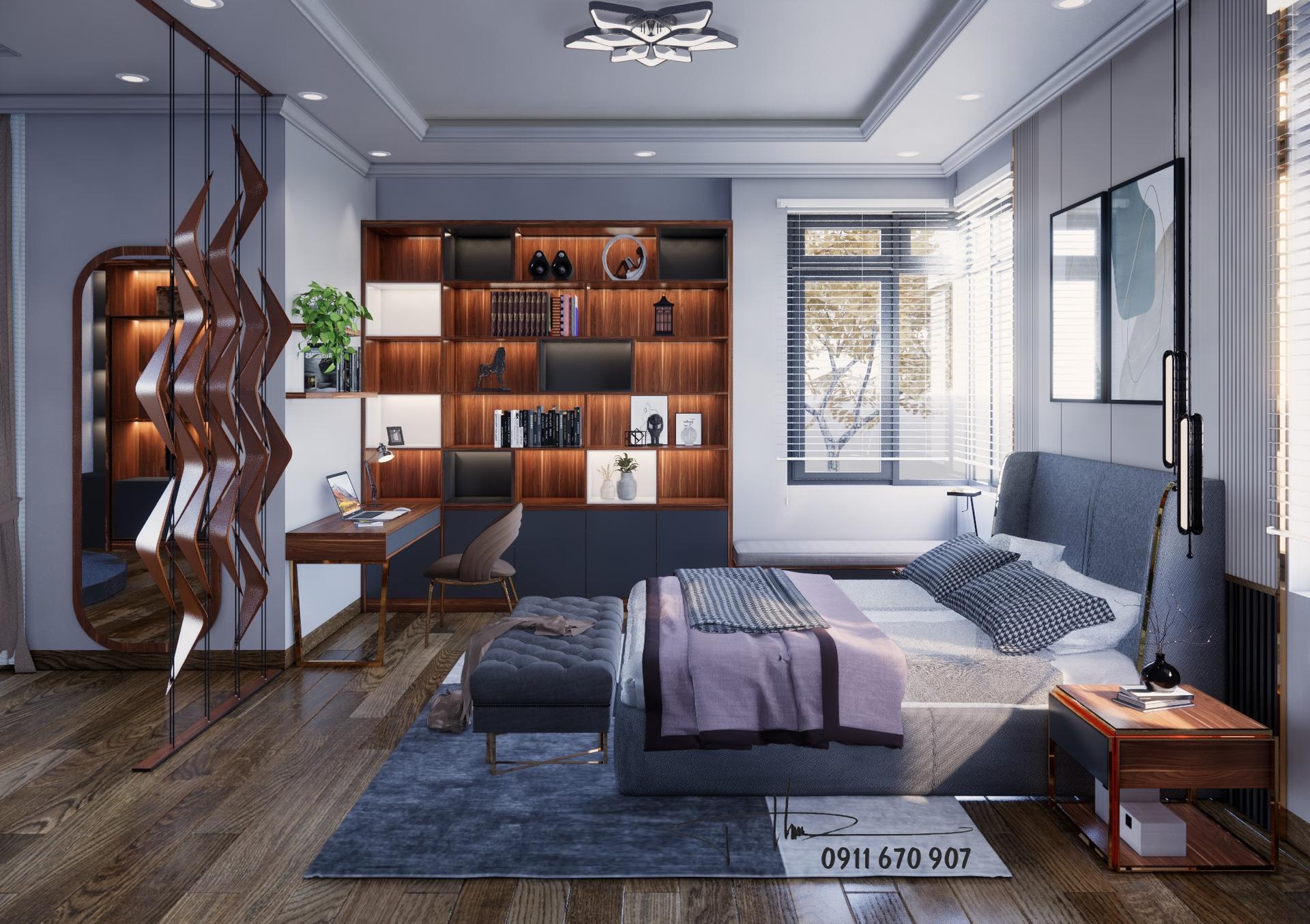 Interior Bedroom Scene
