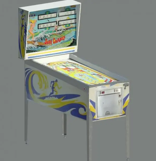 1976 Surfer Champ Pinball Machine