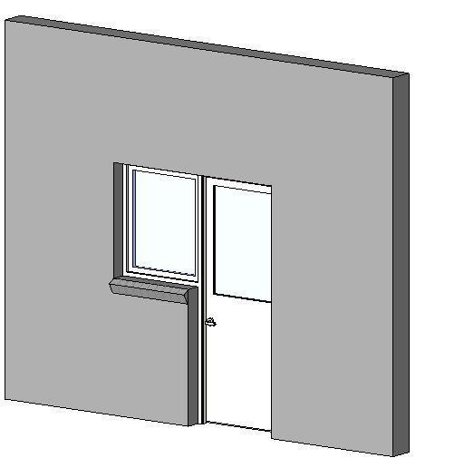 Window - Laundry Door and Window Combo