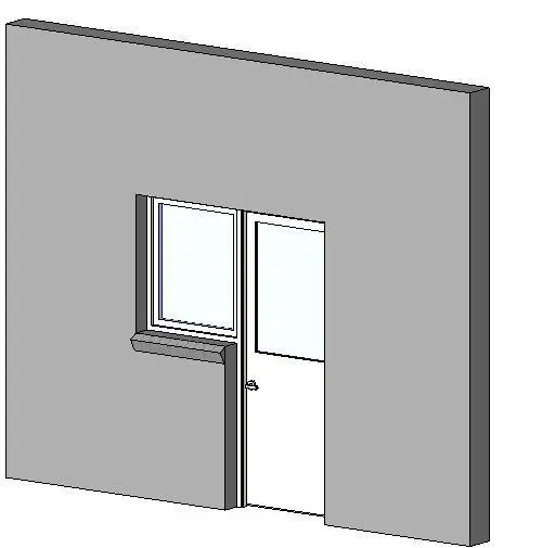 Window - Laundry Door and Window Combo