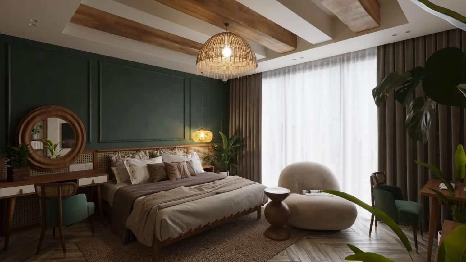Interior Scenes Model Bedroom 608