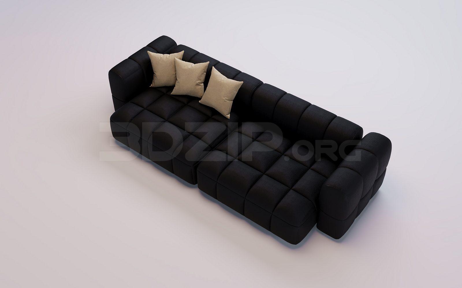 Sofa 3D Model for Interior Projects