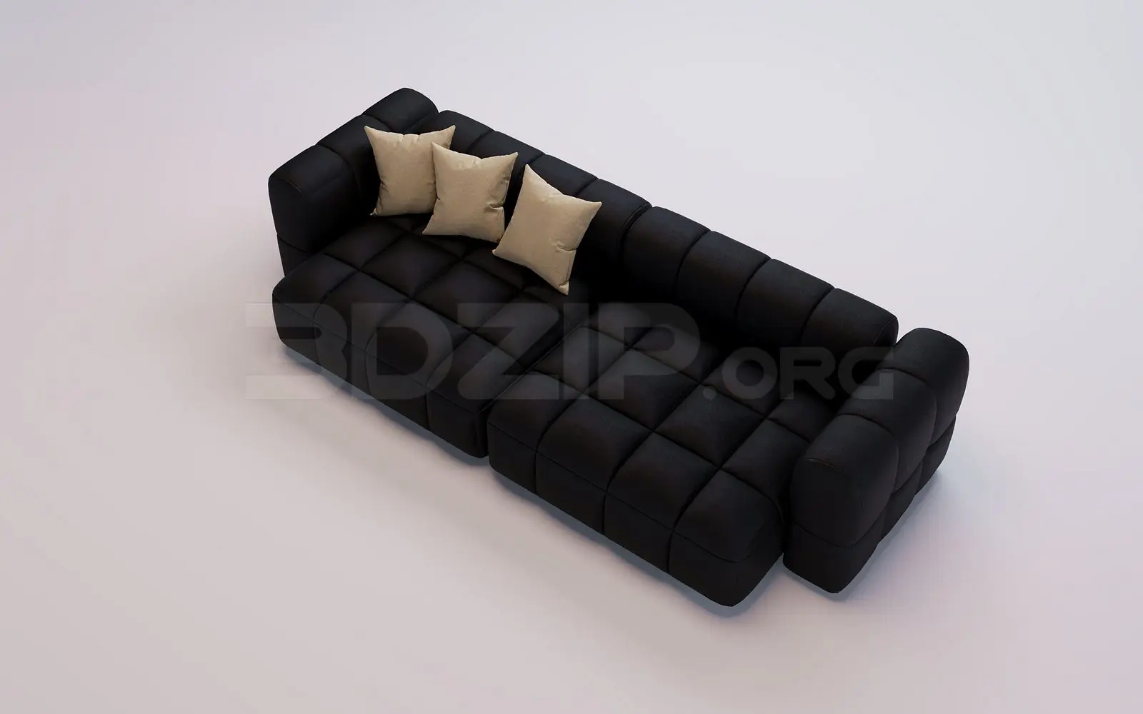 Sofa 3D Model for Interior Projects