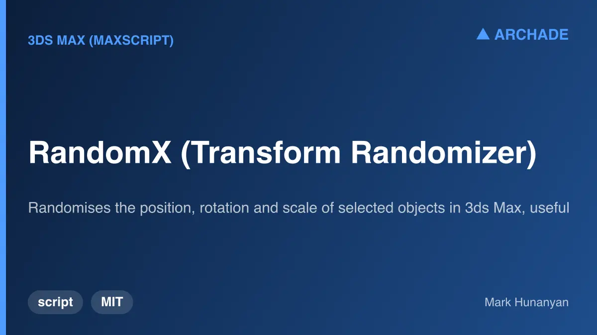 RandomX (Transform Randomizer)