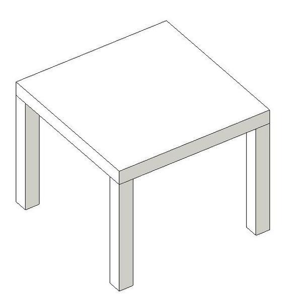 IKEA Lack Table Square