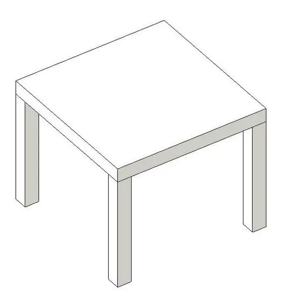 IKEA Lack Table Square