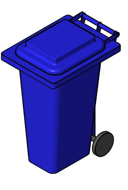 Trash Can 240 L