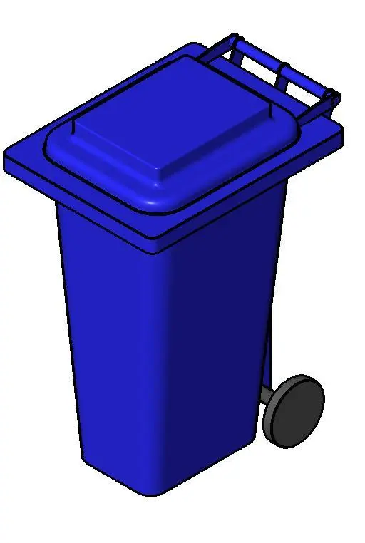 Trash Can 240 L