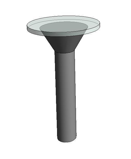 Standing bar table
