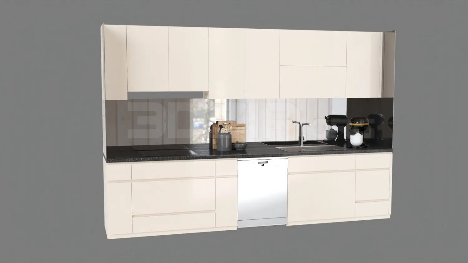 Kitchen — preview 1 (3dzip, CC0)