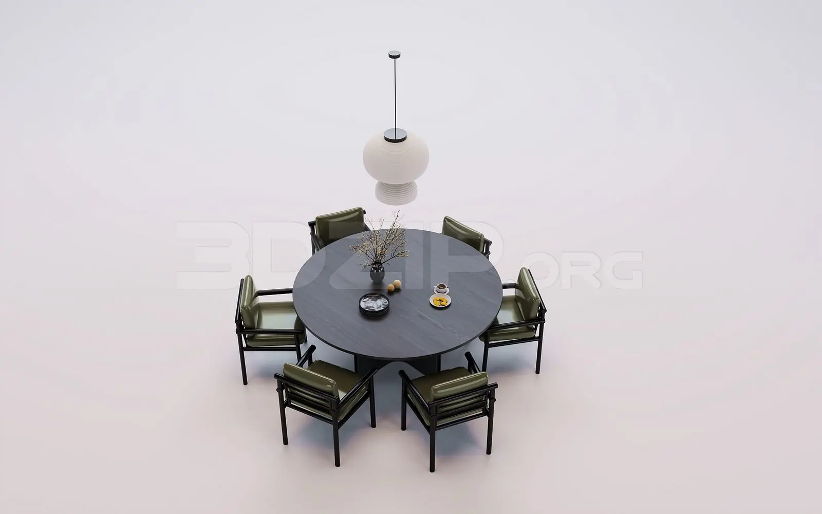 Dining Table And Chair — preview 1 (3dzip)