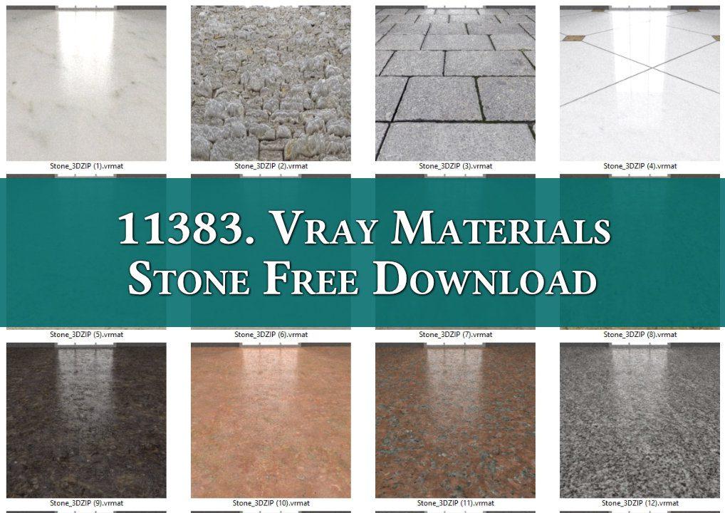 Vray Materials Stone