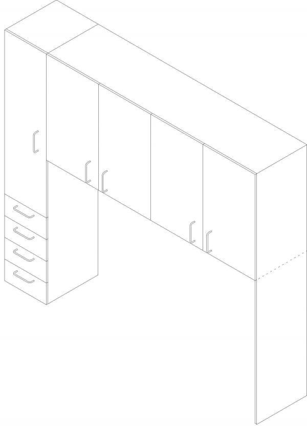 Armadio a ponte
