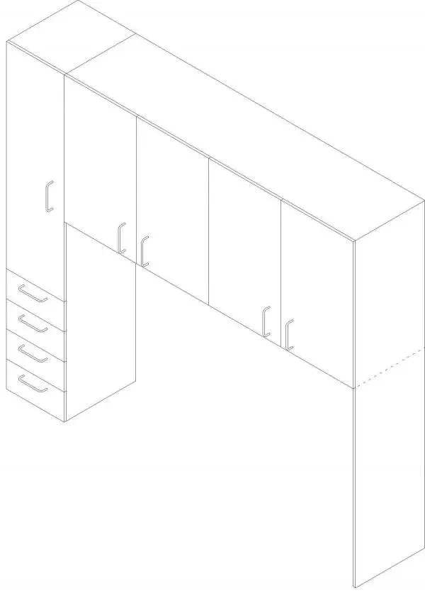 Armadio a ponte