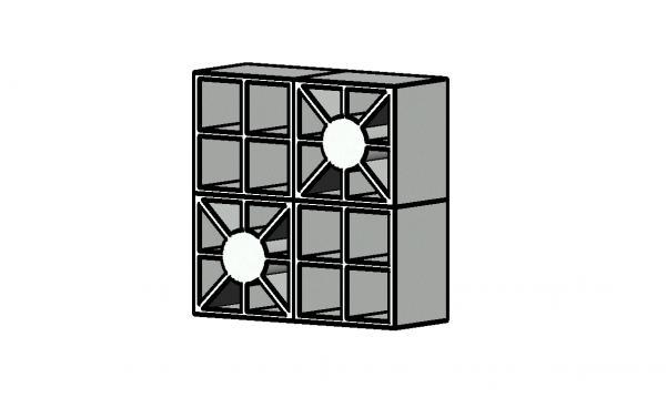 Ventilation Concrete Wall