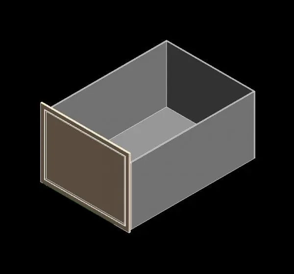 Drawer and Drawer Front — preview 1, by BEAUSOLEIL (RevitCity, CC0)
