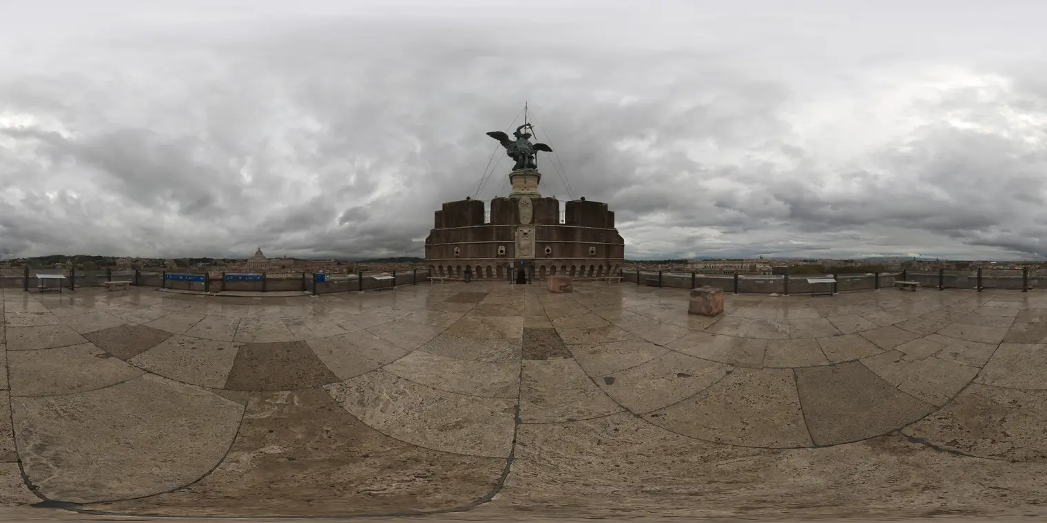 Castel St. Angelo Roof — preview 1, by Andreas Mischok (Poly Haven, CC0)