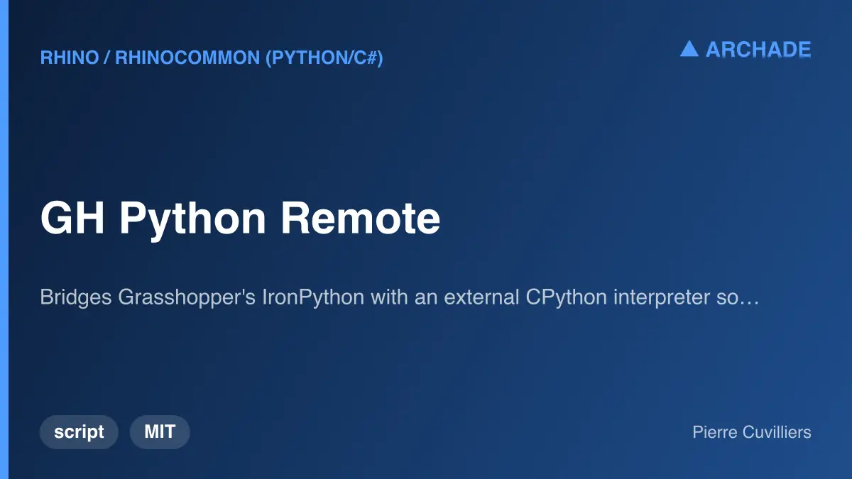 GH Python Remote