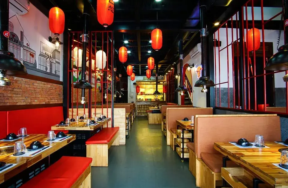 Interior Restaurant Scene
