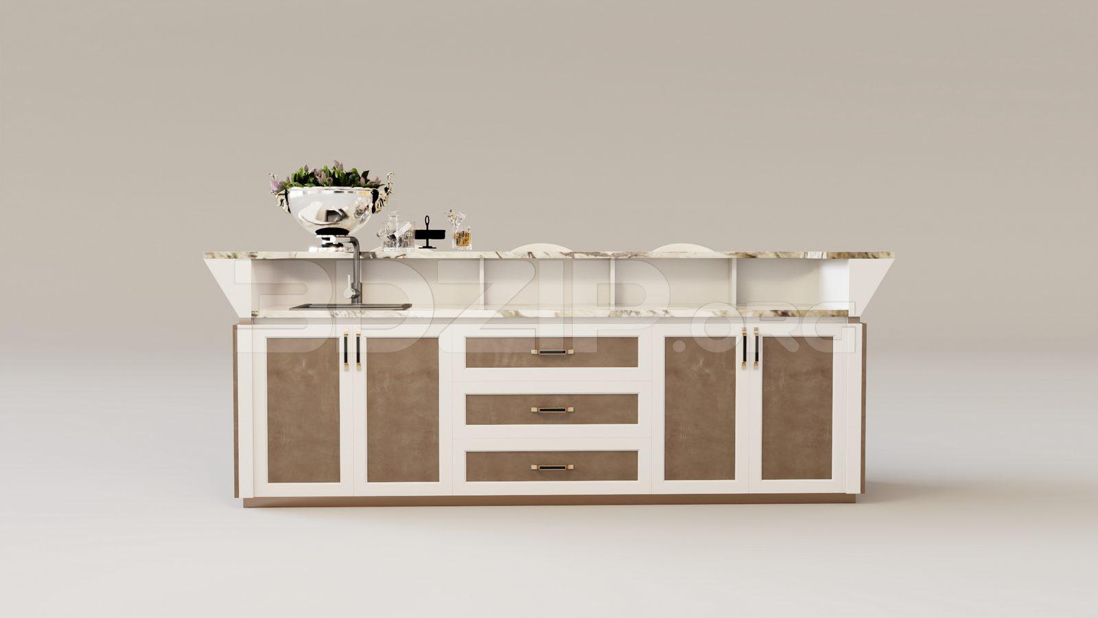 Kitchen Island — preview 1 (3dzip)