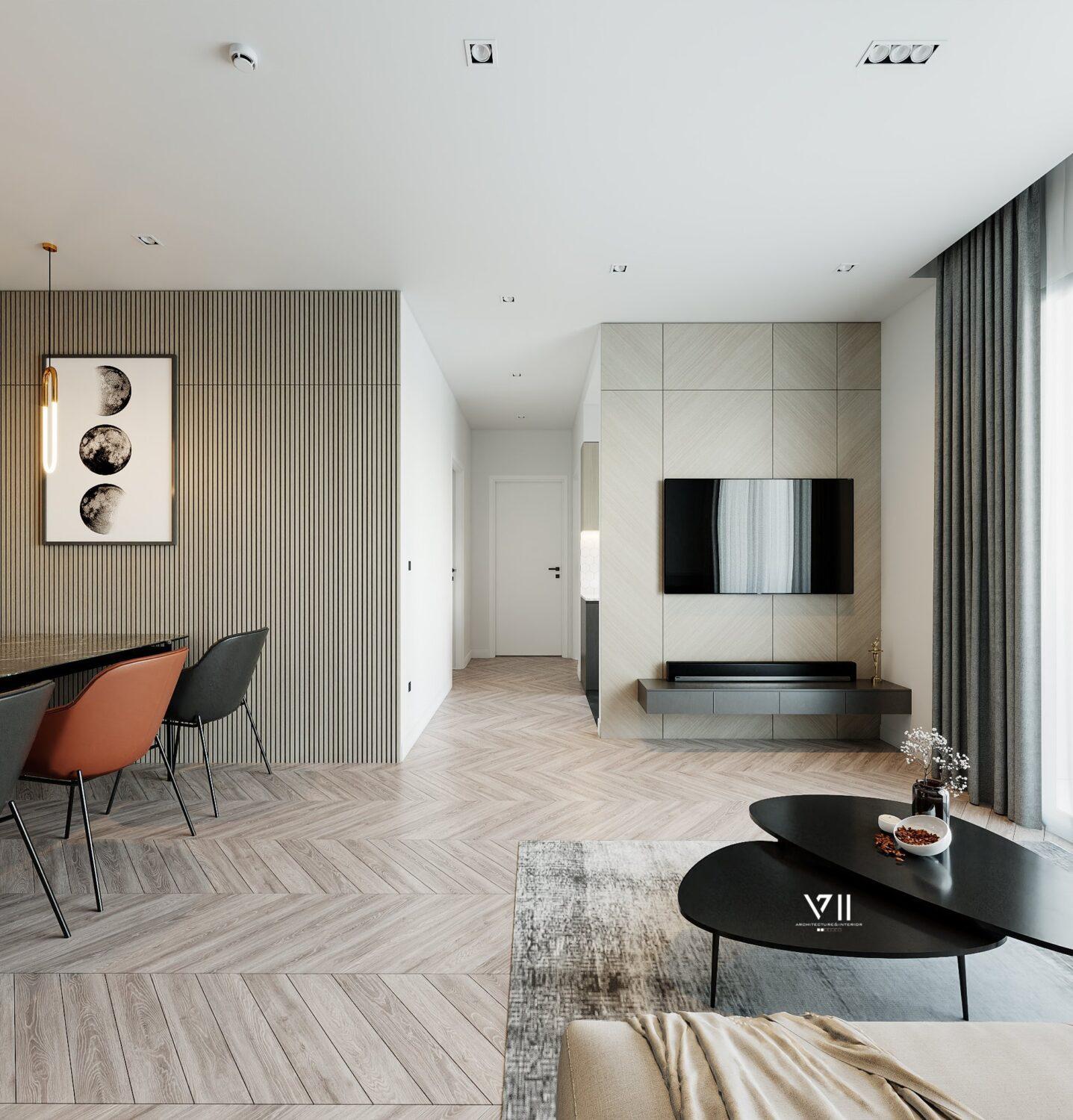 Interior Apartment Scene — preview 1, by Kien Nguyen (3dzip)