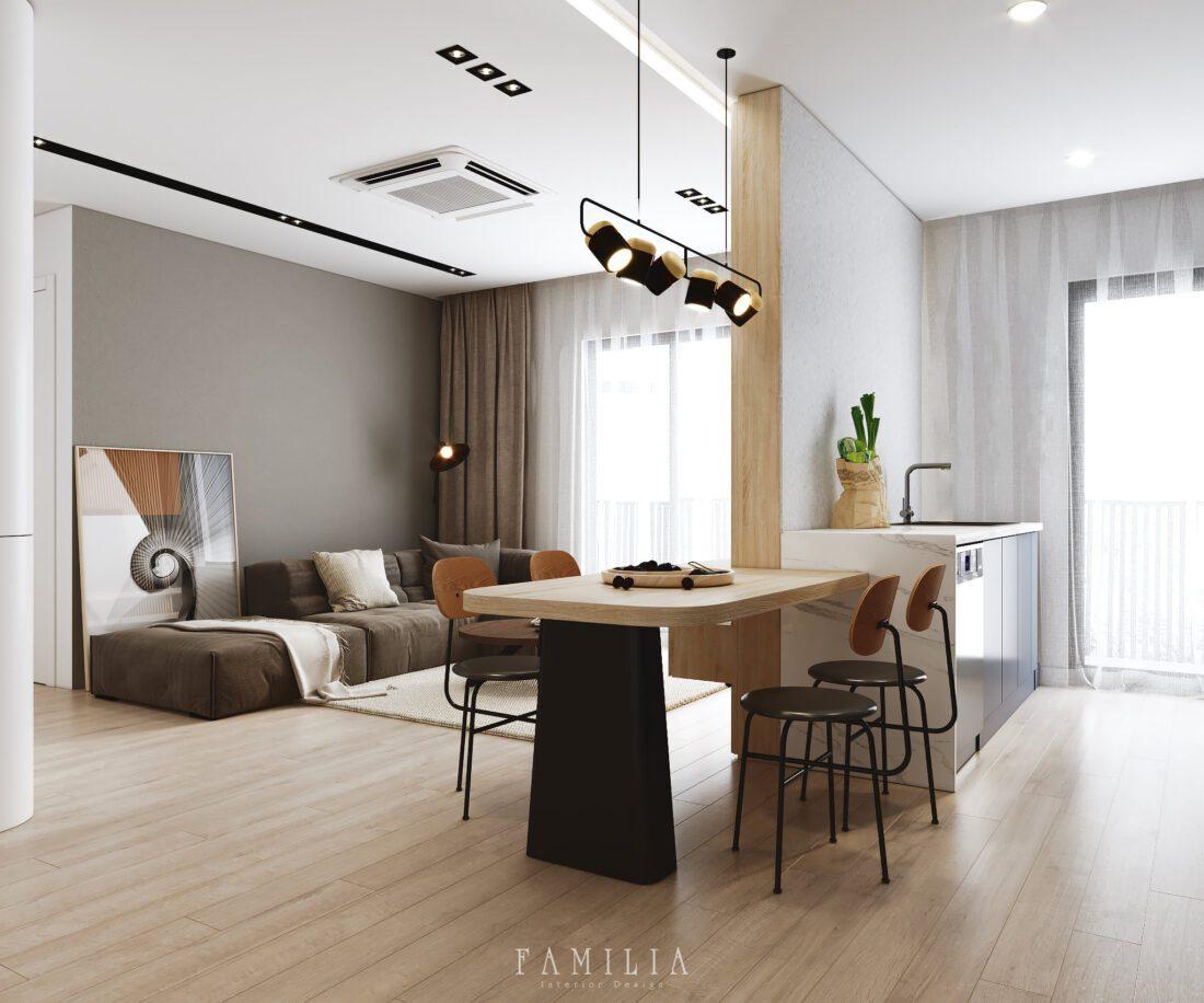 Interior Kitchen – Livingroom 291 Scene