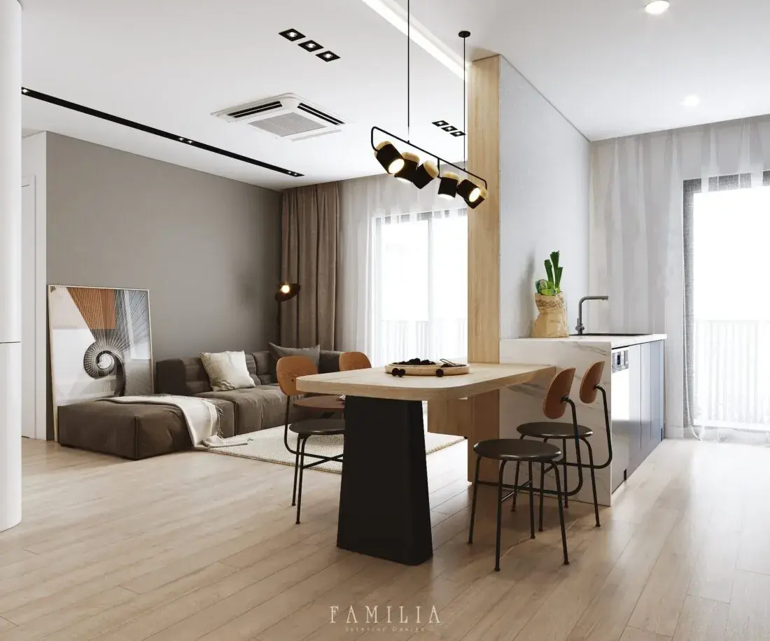 Interior Kitchen – Livingroom 291 Scene